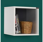 Nástenná polica 33x33 cm biela