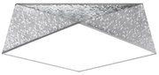 Stropné svietidlo HEXA 3xE27/60W/230V strieborná