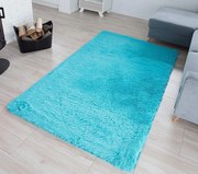 Plyšový koberec TOP - TYRKYSOVÝ