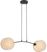 Luster na lanku MOTIF 2xE27/15W/230V béžová