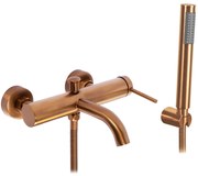 Rea Spot, vaňová batéria s ručnou sprchovou súpravou, medená matná, REA-B2084