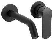 Invena Siros, podomietková umývadlová batéria, čierna matná, BP-90-U04-A