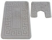 Sada kúpeľňových koberčekov Montana Ethnic Sand Grey