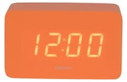 Karlsson 5983OR dizajnové LED hodiny s budíkom oranžová, 10 cm