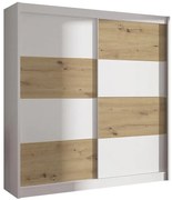 Skriňa DUO 203 biela/artisan