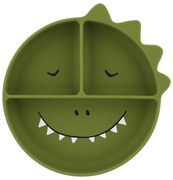 Detský silikónový tanier s prísavkou Mr. Dino