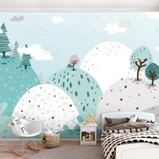 Fototapeta - Pastelové údolie (254x184 cm)