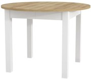 Skladací stôl Indus 02 105/240x105cm dub riviera/biela