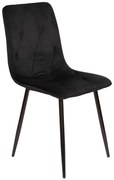 Stima stolička NAOMI Vyberte látku ->: Velvet čierná