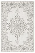 Sivo-krémový vonkajší koberec NORTHRUGS Tilos, 160 x 230 cm