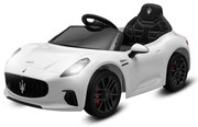 Elektrické autíčko Maserati GranTurismo Baby Mix biele