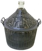 Demižón 10l sklo,v plaste KLC