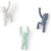 Nástenné plastové háčiky v súprave 3 ks Buddy - Umbra