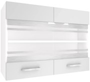 Kuchynská skrinka Belini horná 80 cm biely mat TOR SGW80/2/WT/WT/0/E