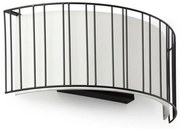 FARO 29310 - Nástenné svietidlo LINDA 2xE27/15W/100-240V biela/čierna