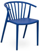 Modrá plastová záhradná stolička Capri – Bonami Essentials