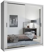 Skriňa Lux 203 Biely + 2 x Zrkadlo