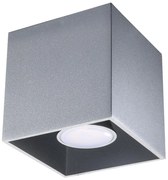 Sollux SL.0024 - Bodové svietidlo QUAD 1 1xGU10/10W/230V šedá