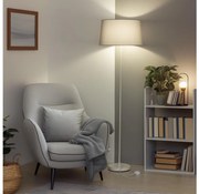 Brilagi - LED stojacia lampa CERIA 1xE27/40W/230V pr. 45 cm šedá/biela