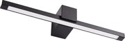 Toolight Toolight, LED nástenné svietidlo, 40cm, 8W, 4000K, 1000lm, SWE049-1W, čierna matná, OSW-20149