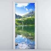 Fototapeta na dvere - Jazero v Tatrách (95x205cm)