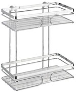 Antikoro nástenná dvojposchodová polica Wenko Premium