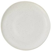 House Doctor Kameninový obedový tanier Pion Grey/White 21,5 cm