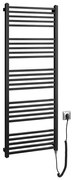 Sapho - Elektrický sušiak na uteráky METRO-E 500W/230V 50x134 cm matná čierna