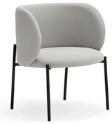 Svetlosivé kreslo Teulat Mogi