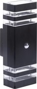 Vonkajšie nástenné svietidlo so senzorom BREZZA 2xGU10/35W/230V IP65
