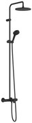 Hansgrohe Vernis Blend sprchový systém na stenu s vaňovým termostatom matná čierna 26899670