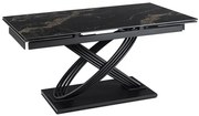 Rozkladací stôl RONNY 160–240 cm Čierny