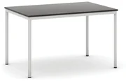 Jedálenský stôl, 1200 x 800 mm, sivá podnož, wenge