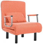 Kreslo a posteľ v jednom, rôzne farby- oranžová