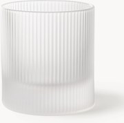 Ručne fúkané sklenené poháre Ripple, 2 ks, 250 ml