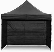 Ekspand Nožnicový stan ŠTANDARD 2x3 m ČIERNY