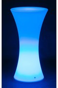 LED svietiaci kokteilový stôl, 110 x 58 cm