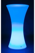 LED svietiaci kokteilový stôl, 110 x 58 cm