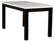 Rozkladací stôl ST28 140/180x80cm biely/cierny