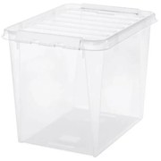 SmartStore Úložný box s bielymi klipmi Classic, 52 l, 52 l