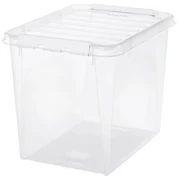 SmartStore Úložný box s bielymi klipmi Classic, 52 l, 52 l