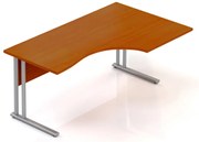 Ergonomický stôl Visio 160 x 100 cm, pravý, čerešňa