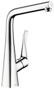 Hansgrohe Metris M71, kuchynská páková batéria 320 1jet, inštalácia pred okno, chrómová, HAN-14823000