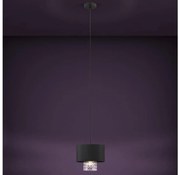 Eglo 39977 - Luster na lanku SAPUARA 1xE27/40W/230V čierna