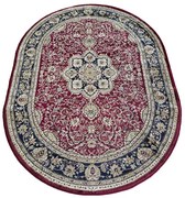 Koberec Exclusive N 03 červený ovál