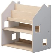 Univerzálna montessori polica 2v1 – biela