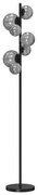 ONLI - Stojacia lampa PALOMA 7xG9/10W/230V čierna/dymová