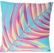 Vankúšik Leaf modrá, 45 x 45 cm