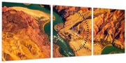 Obraz - Grand Canyon (s hodinami) (90x30 cm)