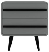 Sivý nočný stolík Chantal – Støraa